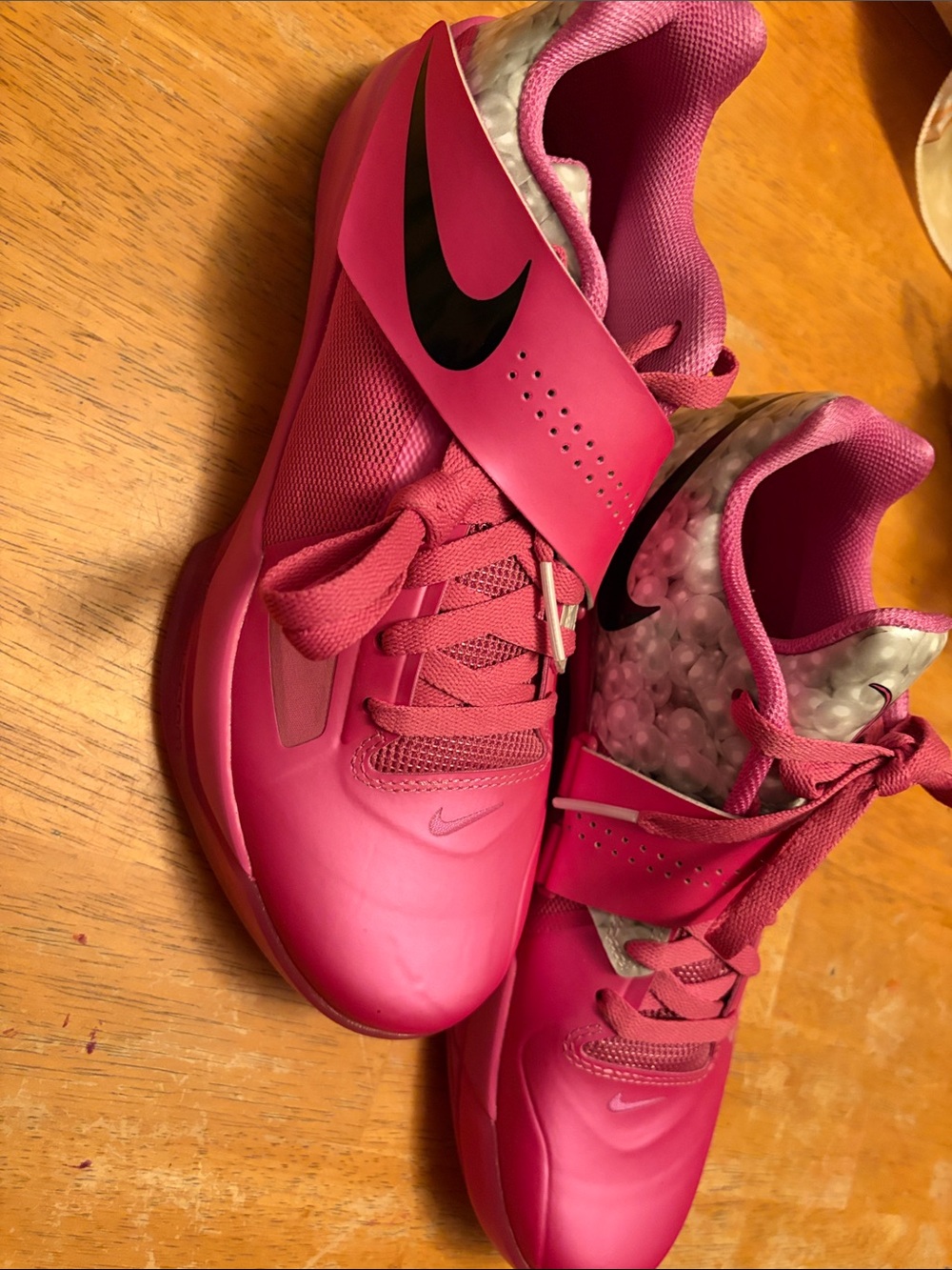 Nike Women's Bright Pink Athletic Strap Sneakers